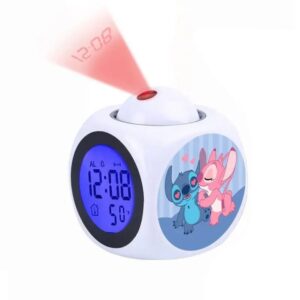 Réveil éducatif Stitch projecteur personnalisable